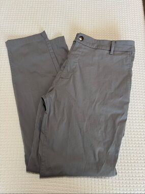 Birddogs Boom Men's Gray Slim Stretch Chinos 34-30